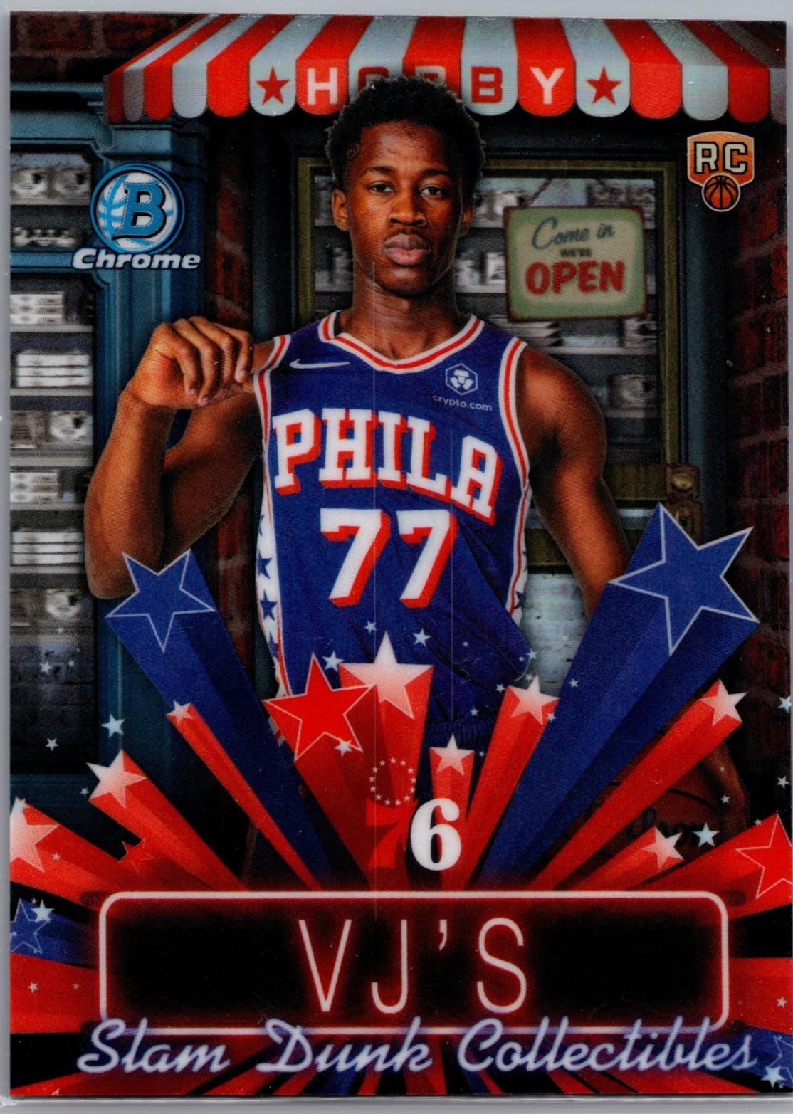 2025 Bowman Hobby Stars VJ Edgecombe [Refractor] #HS-8 card