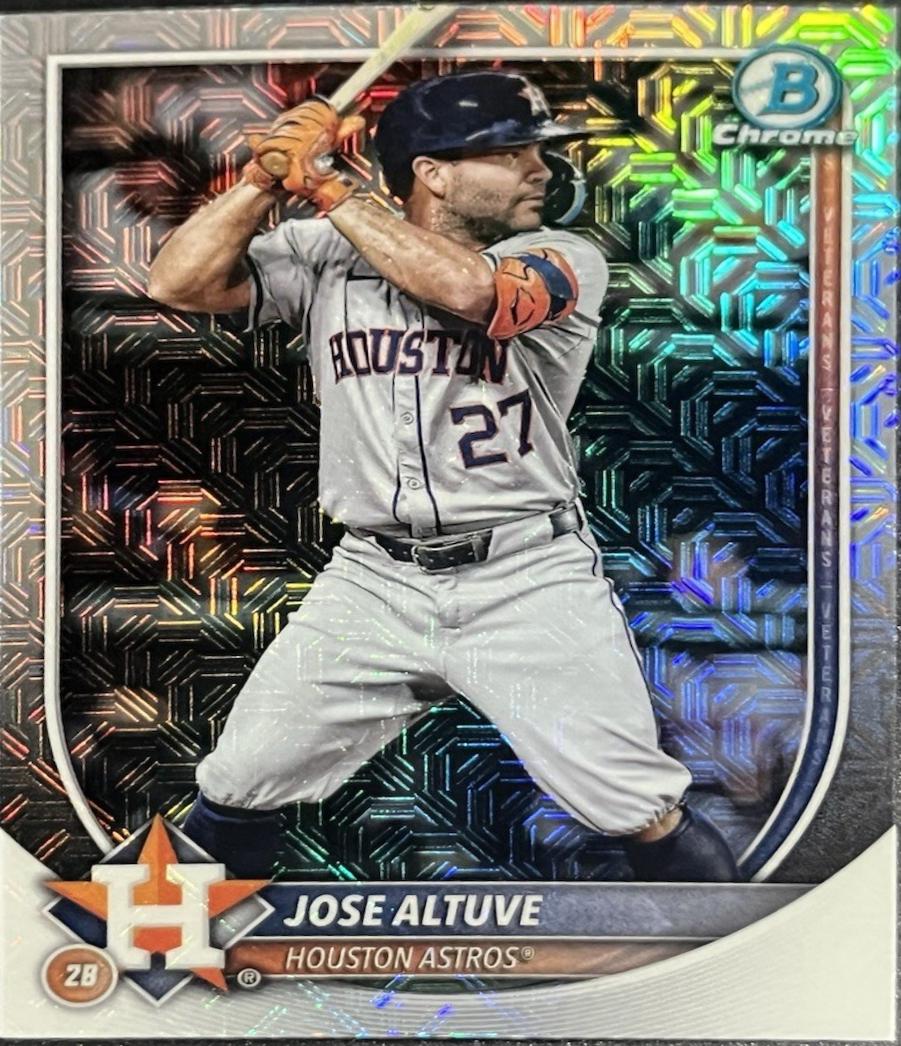 2025 Bowman Jose Altuve [Mojo] #63 card
