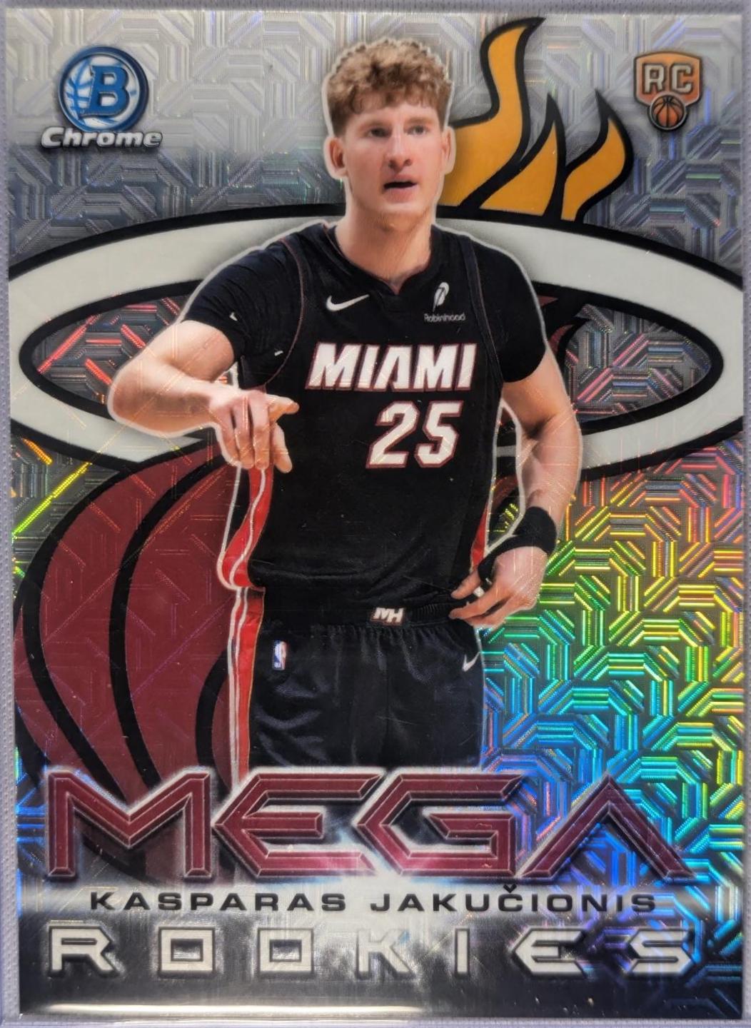 2025 Bowman Mega Rookie Kasparas Jakucionis #MR-20 card