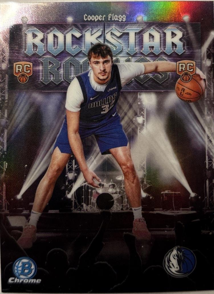 2025 Bowman Rockstar Rookie Cooper Flagg [Refractor] #RR-1 card