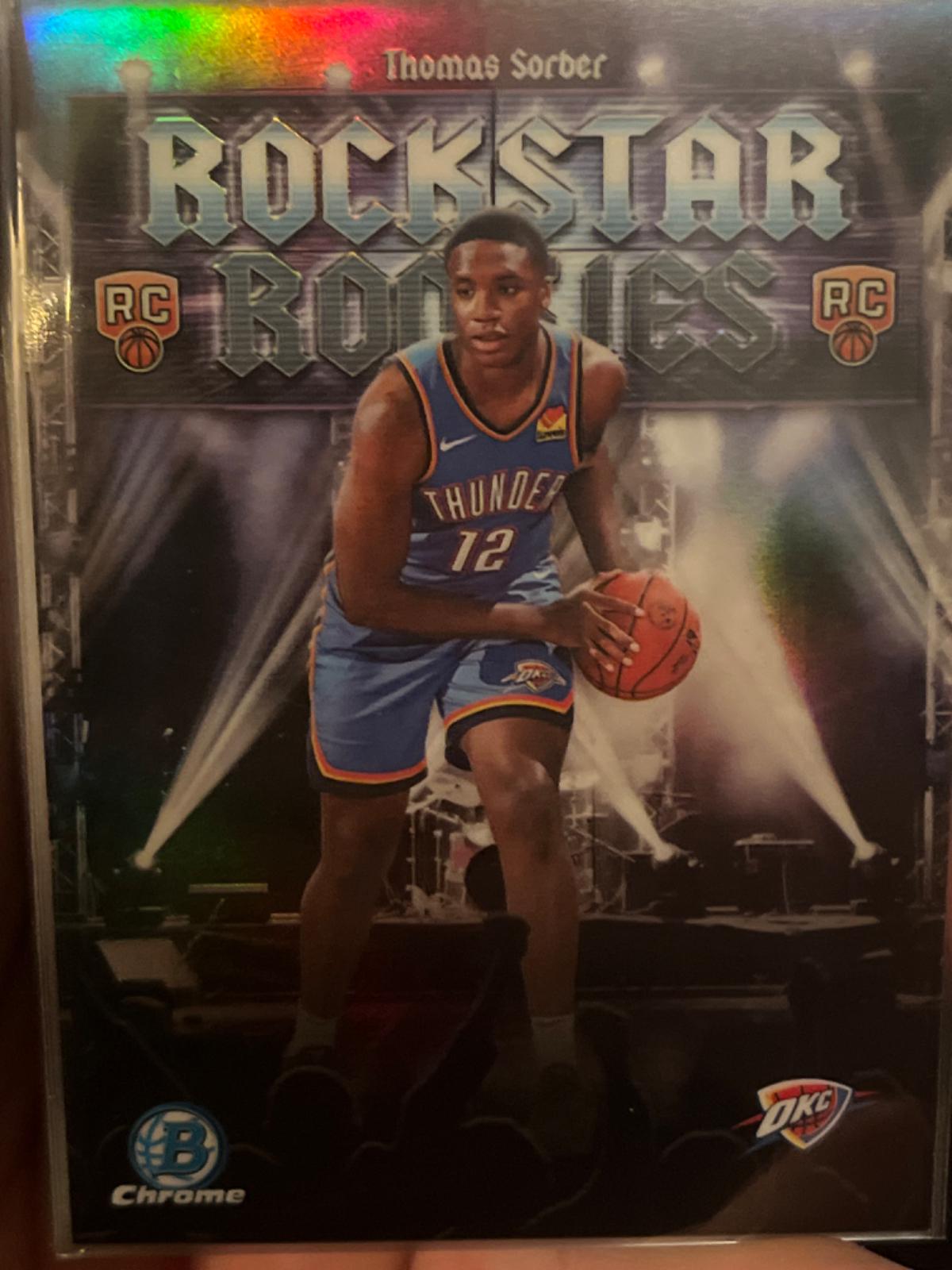 2025 Bowman Rockstar Rookie Thomas Sorber [Refractor] #RR-15 card