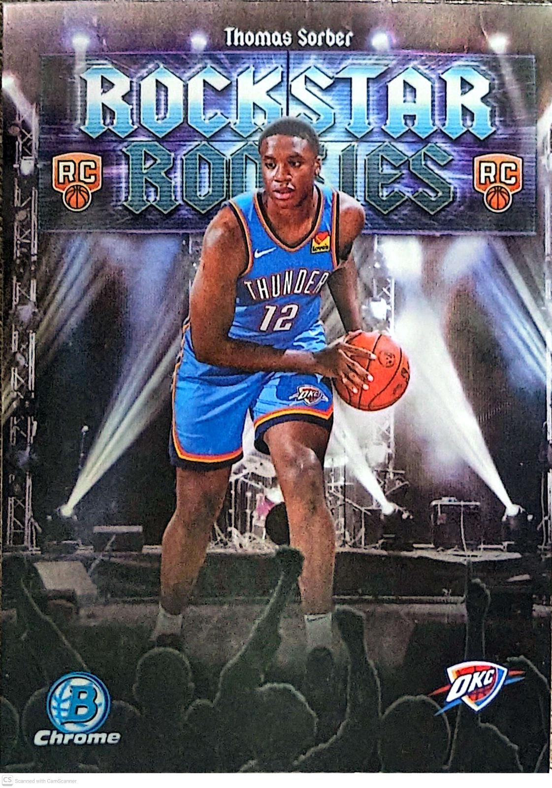2025 Bowman Rockstar Rookie Thomas Sorber #RR-15 card