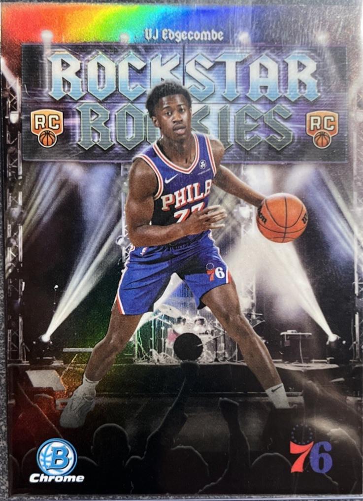 2025 Bowman Rockstar Rookie VJ Edgecombe [Refractor] #RR-3 card