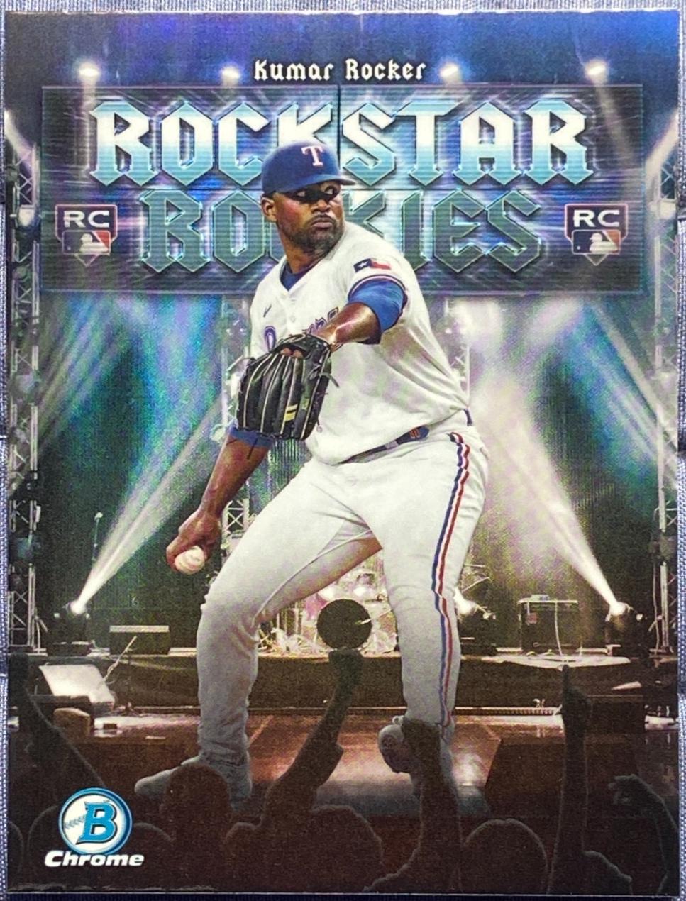 2025 Bowman Rockstar Rookies Kumar Rocker #RR-6 card