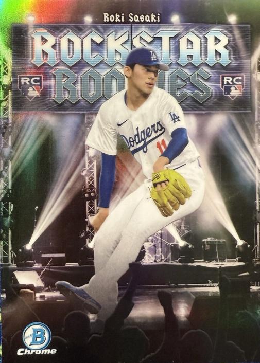 2025 Bowman Rockstar Rookies Roki Sasaki #RR-20 card