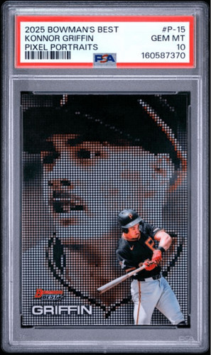 2025 Bowman's Best Pixel Portrait Konnor Griffin #P-15 card