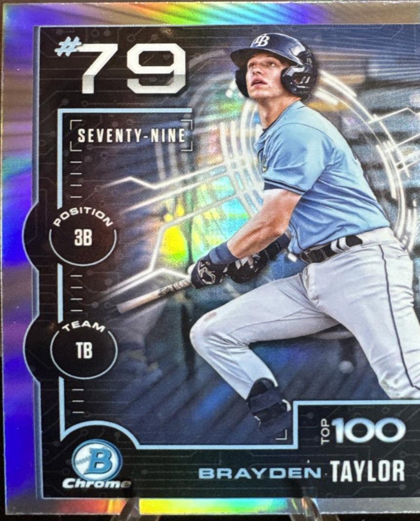 2025 Bowman Scouts Top 100 Brayden Taylor #BTP-79 card