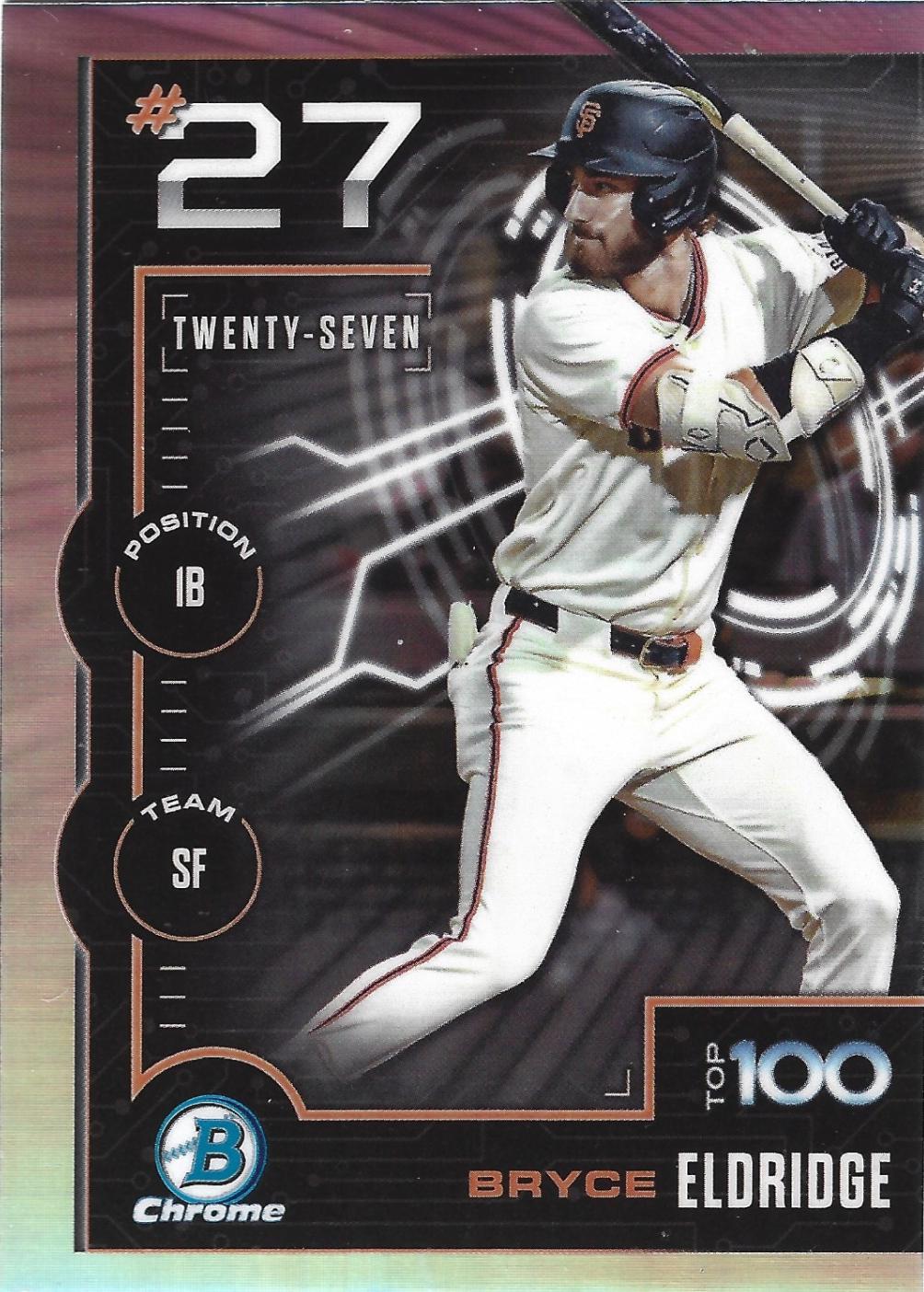 2025 Bowman Scouts Top 100 Bryce Eldridge #BTP-27 card