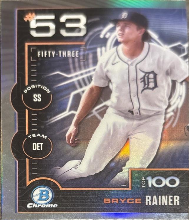 2025 Bowman Scouts Top 100 Bryce Rainer #BTP-53 card