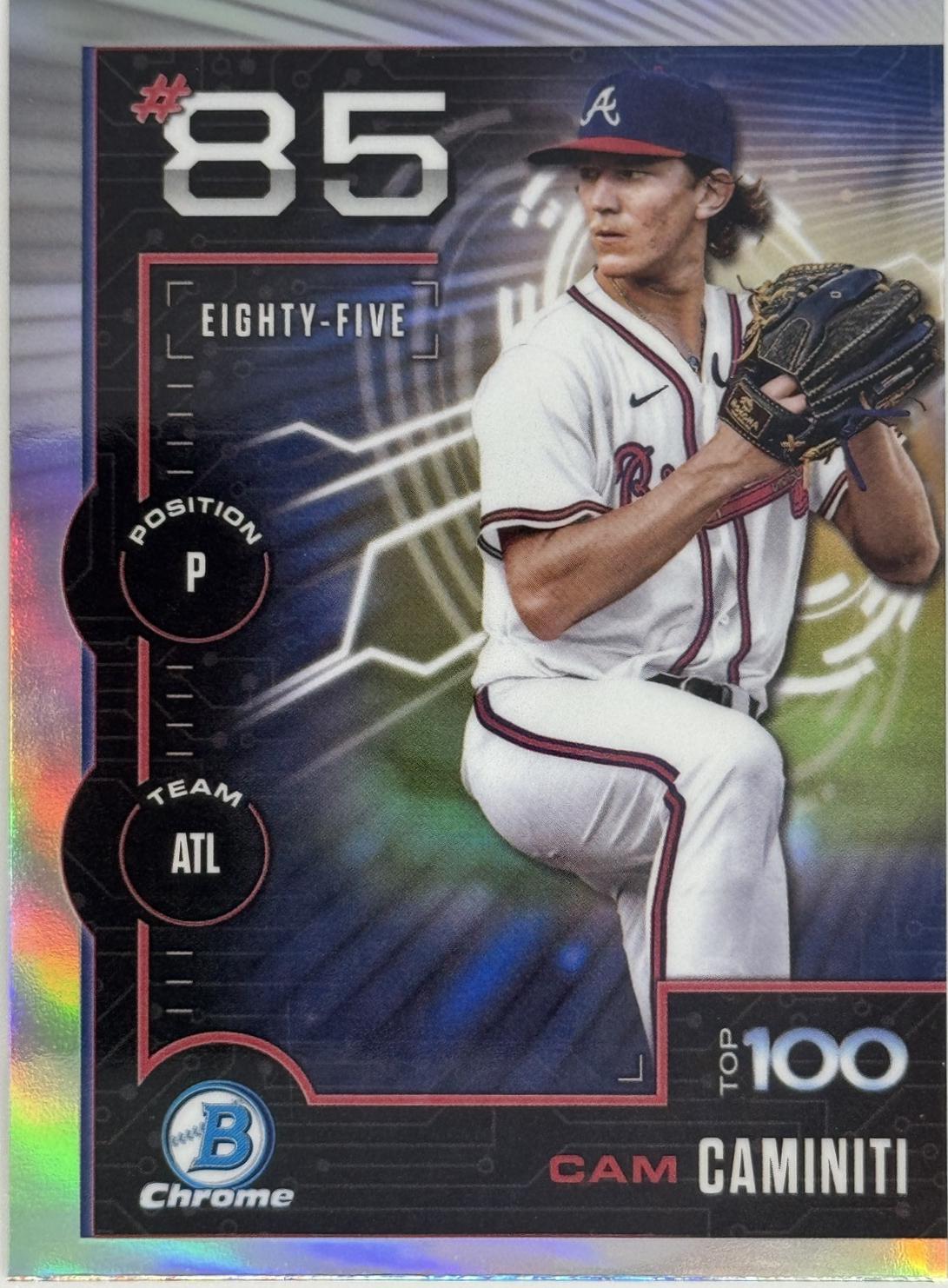 2025 Bowman Scouts Top 100 Cam Caminiti #BTP-85 card