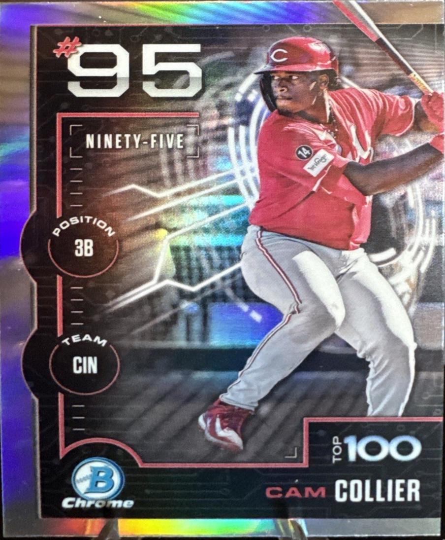 2025 Bowman Scouts Top 100 Cam Collier #BTP-95 card