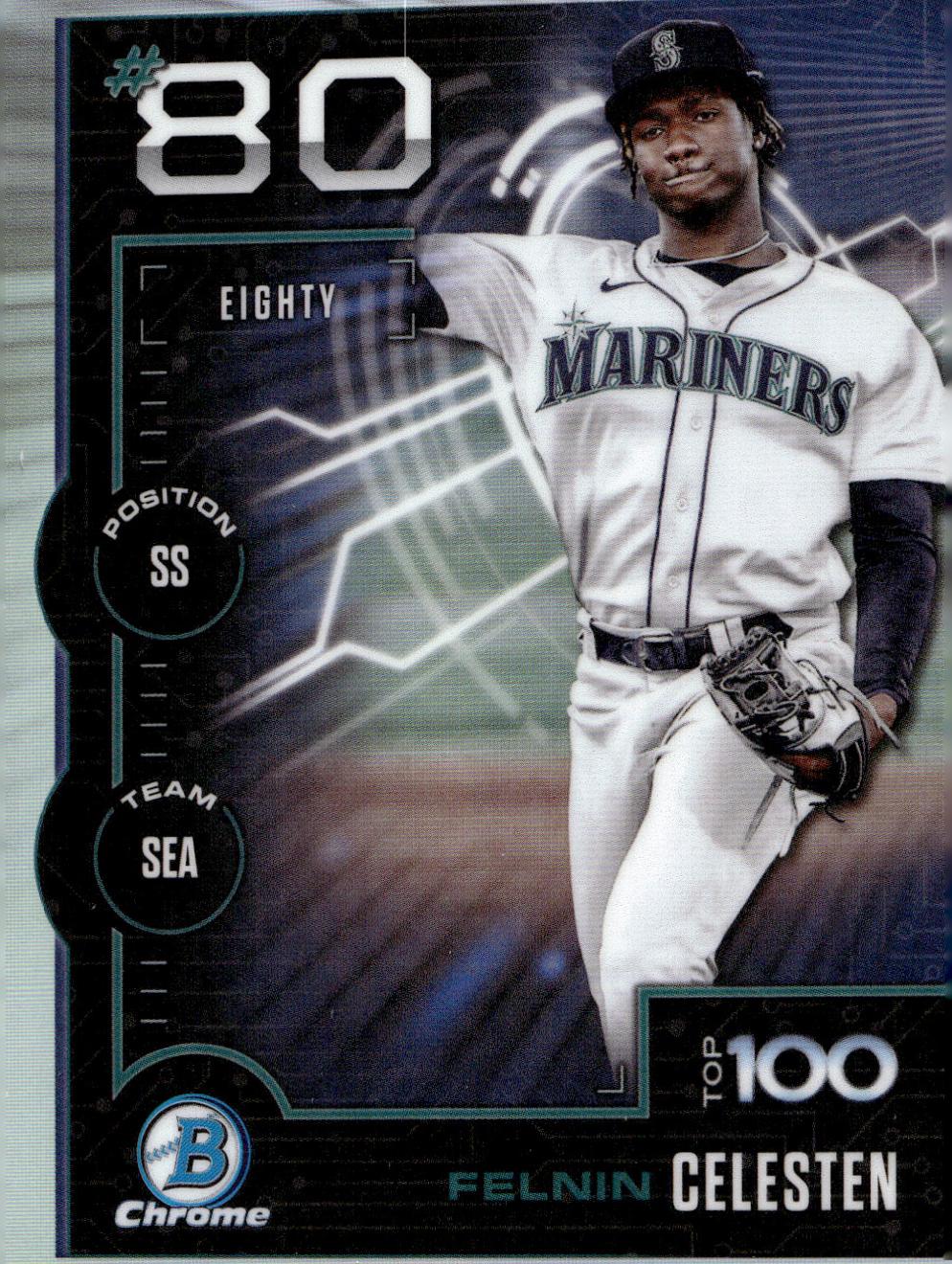 2025 Bowman Scouts Top 100 Felnin Celesten #BTP-80 card