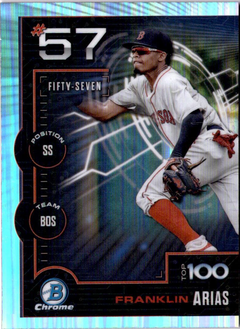 2025 Bowman Scouts Top 100 Franklin Arias #BTP-57 card