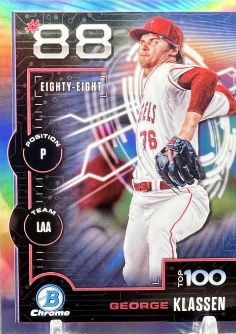 2025 Bowman Scouts Top 100 George Klassen #BTP-88 card