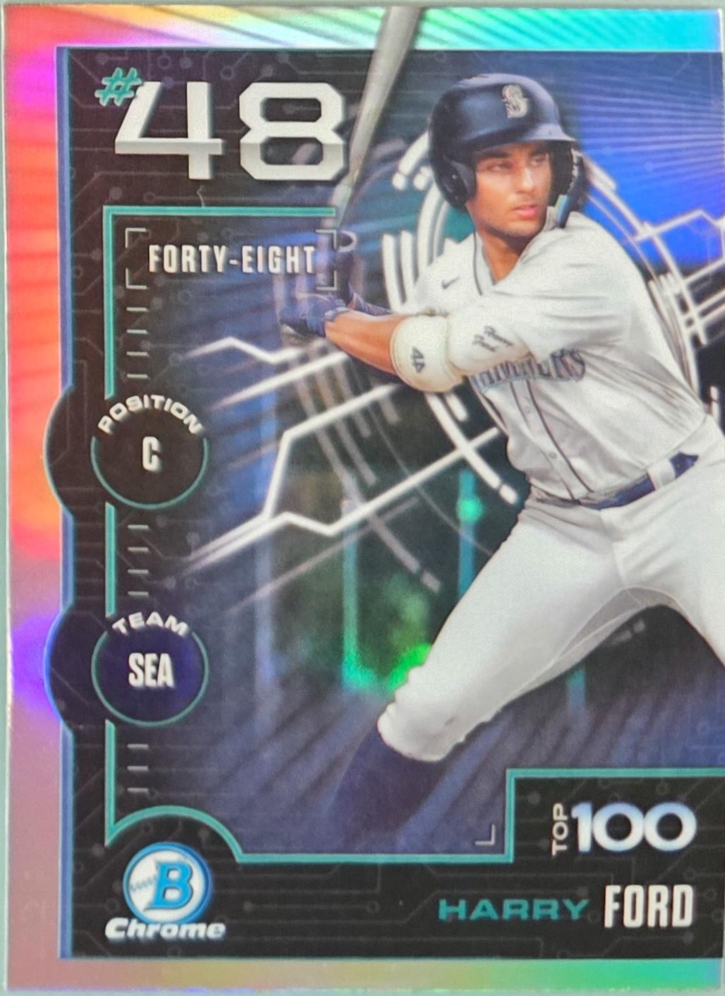 2025 Bowman Scouts Top 100 Harry Ford #BTP-48 card