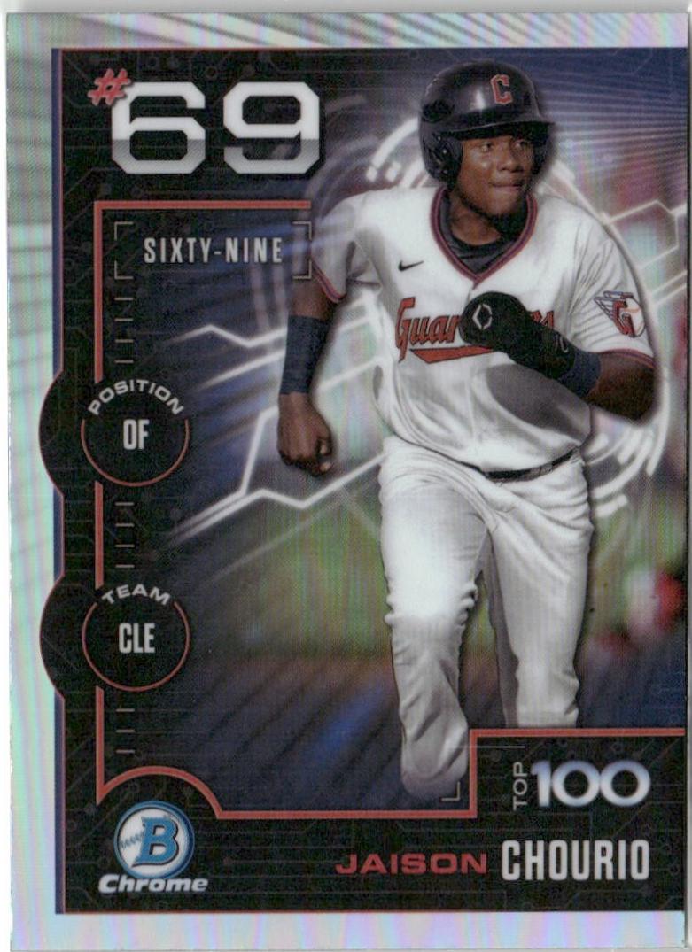 2025 Bowman Scouts Top 100 Jaison Chourio #BTP-69 card
