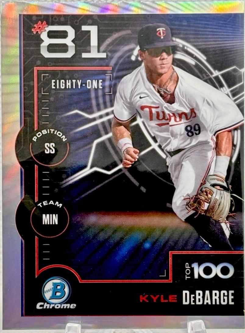 2025 Bowman Scouts Top 100 Kyle DeBarge #BTP-81 card