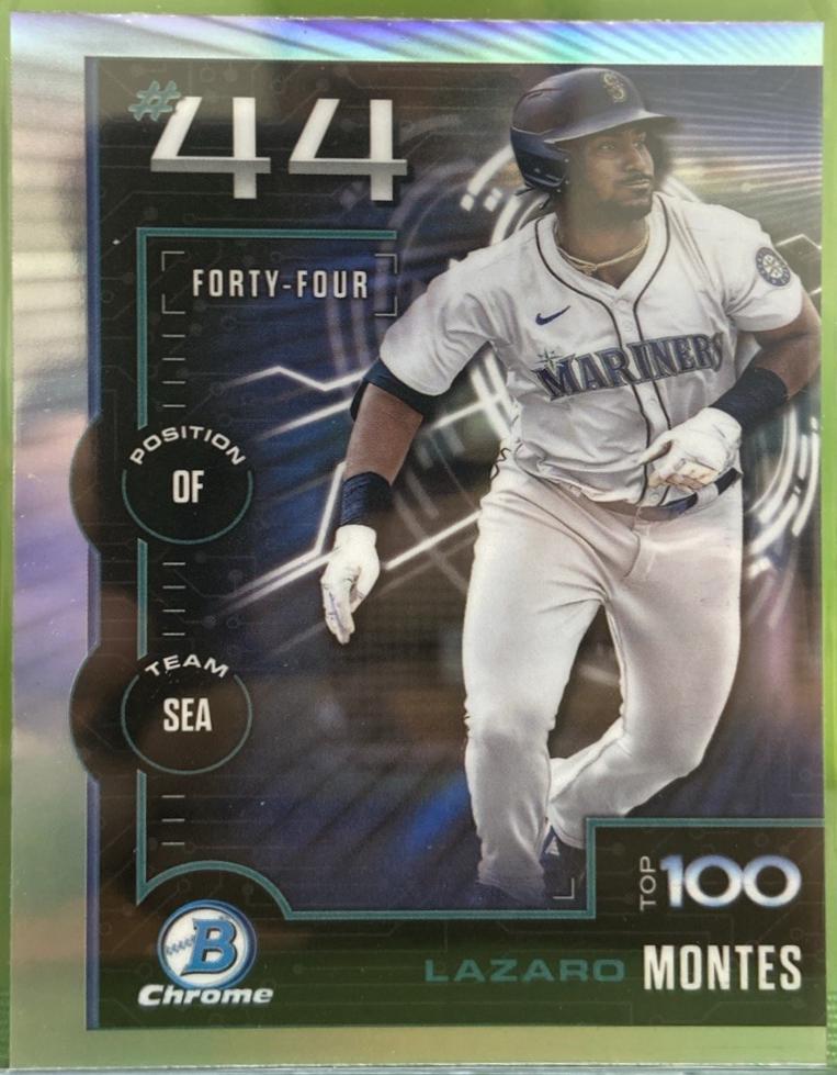 2025 Bowman Scouts Top 100 Lazaro Montes #BTP-44 card