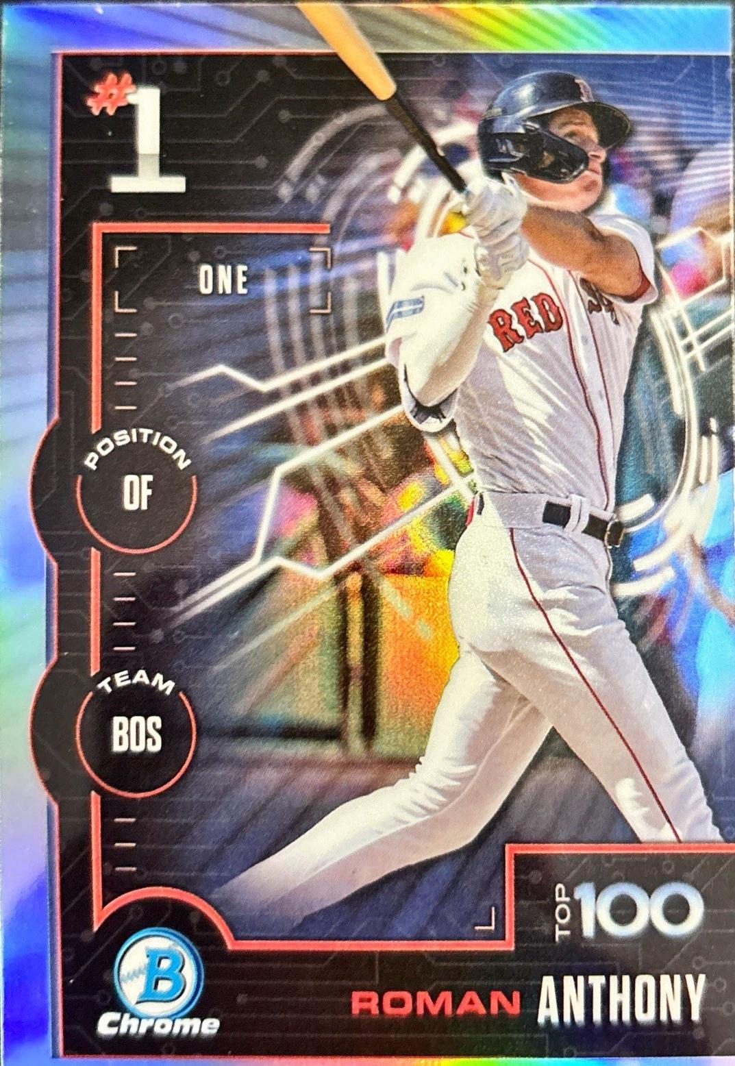 2025 Bowman Scouts Top 100 Roman Anthony #BTP-1 card