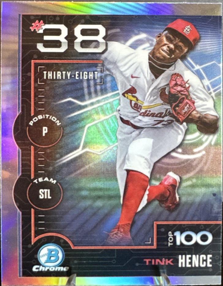 2025 Bowman Scouts Top 100 Tink Hence #BTP-38 card