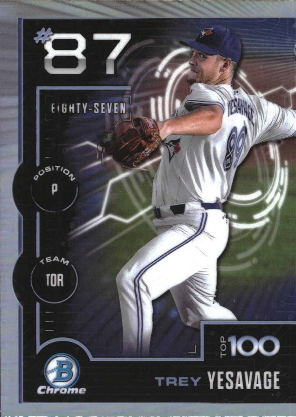2025 Bowman Scouts Top 100 Trey Yesavage #BTP-87 card