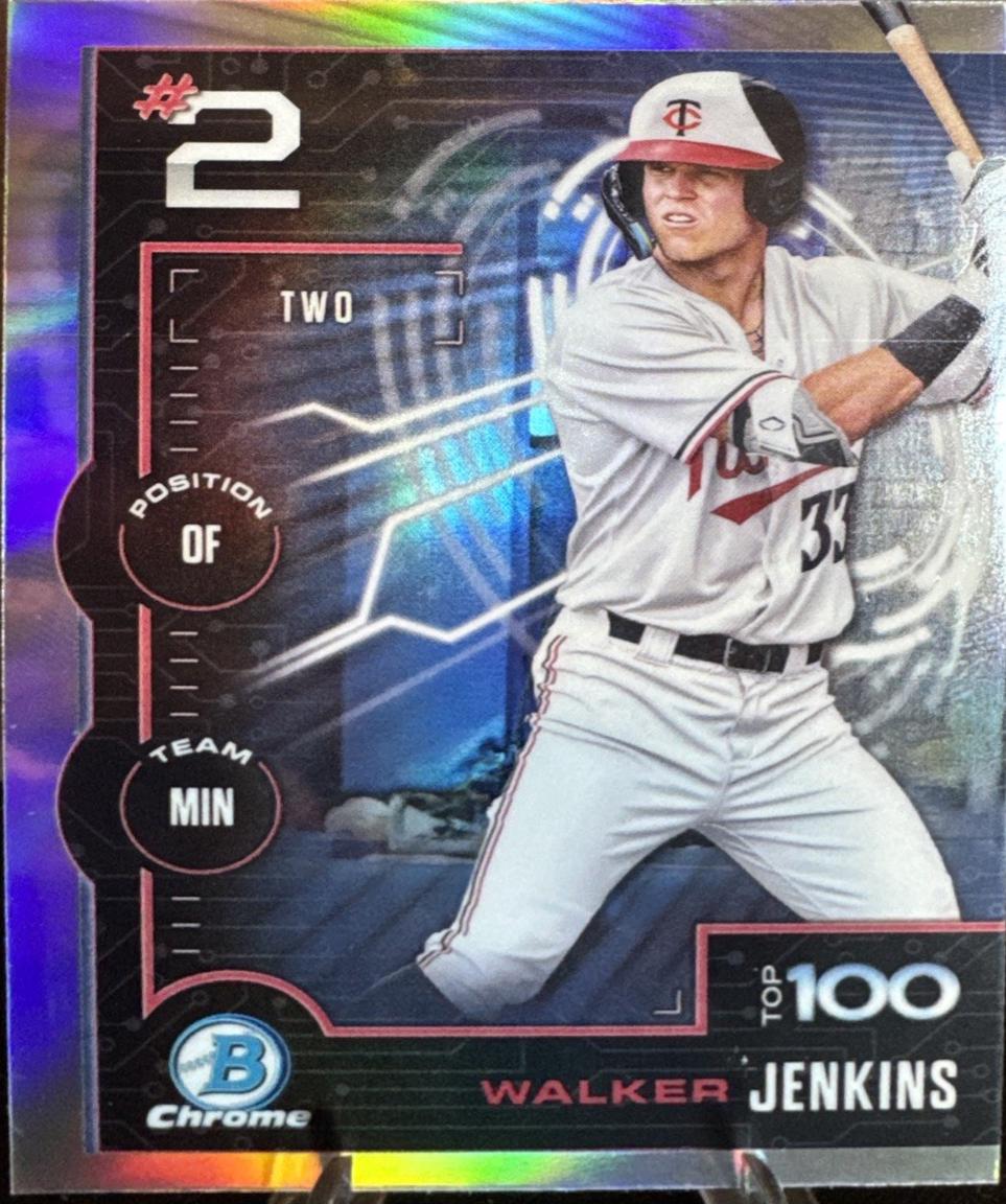 2025 Bowman Scouts Top 100 Walker Jenkins #BTP-2 card