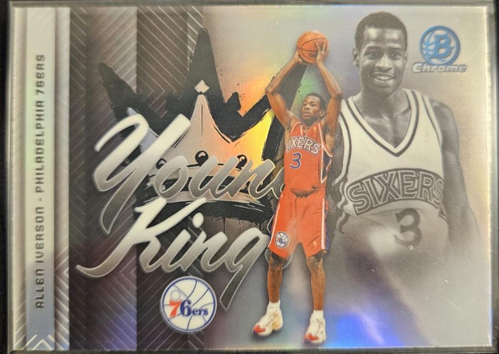 2025 Bowman Young Kings Allen Iverson [Refractor] #YK-16 card