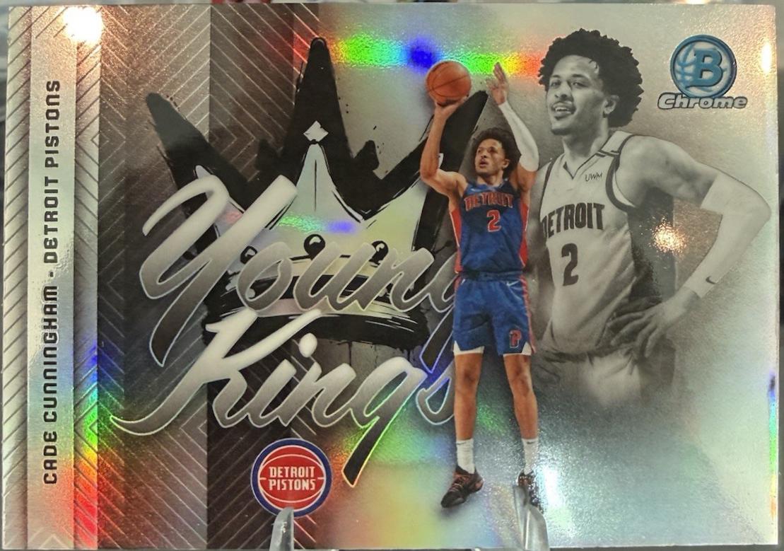 2025 Bowman Young Kings Cade Cunningham [Refractor] #YK-12 card