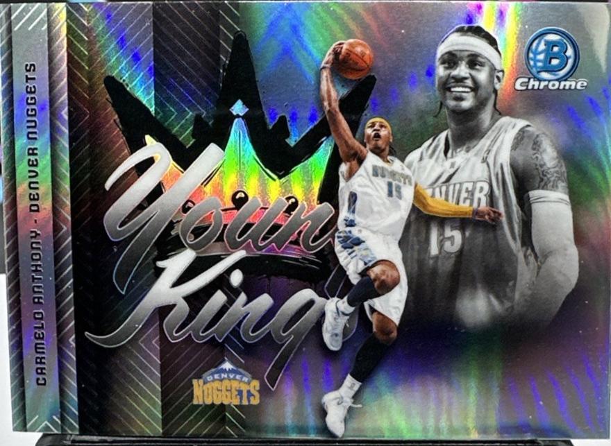 2025 Bowman Young Kings Carmelo Anthony [Refractor] #YK-22 card