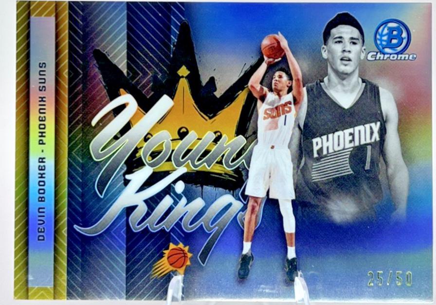 2025 Bowman Young Kings Devin Booker [Gold Geometric] #YK-13 card
