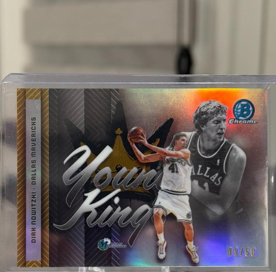 2025 Bowman Young Kings Dirk Nowitzki [Gold Refractor] #YK-20 card