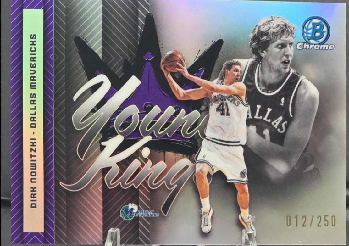 2025 Bowman Young Kings Dirk Nowitzki [Purple Refractor] #YK-20 card