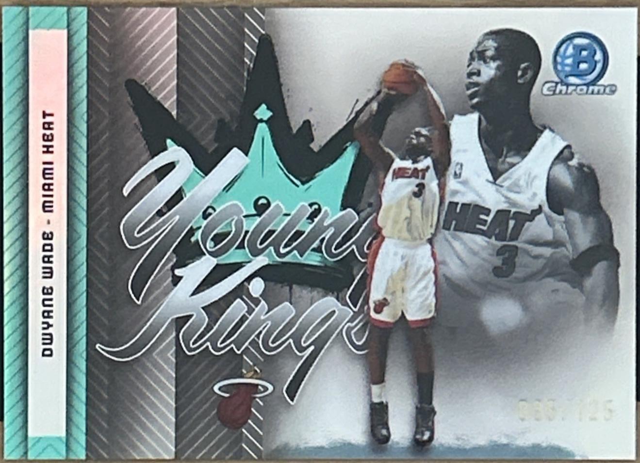 2025 Bowman Young Kings Dwyane Wade [Aqua Refractor] #YK-23 card
