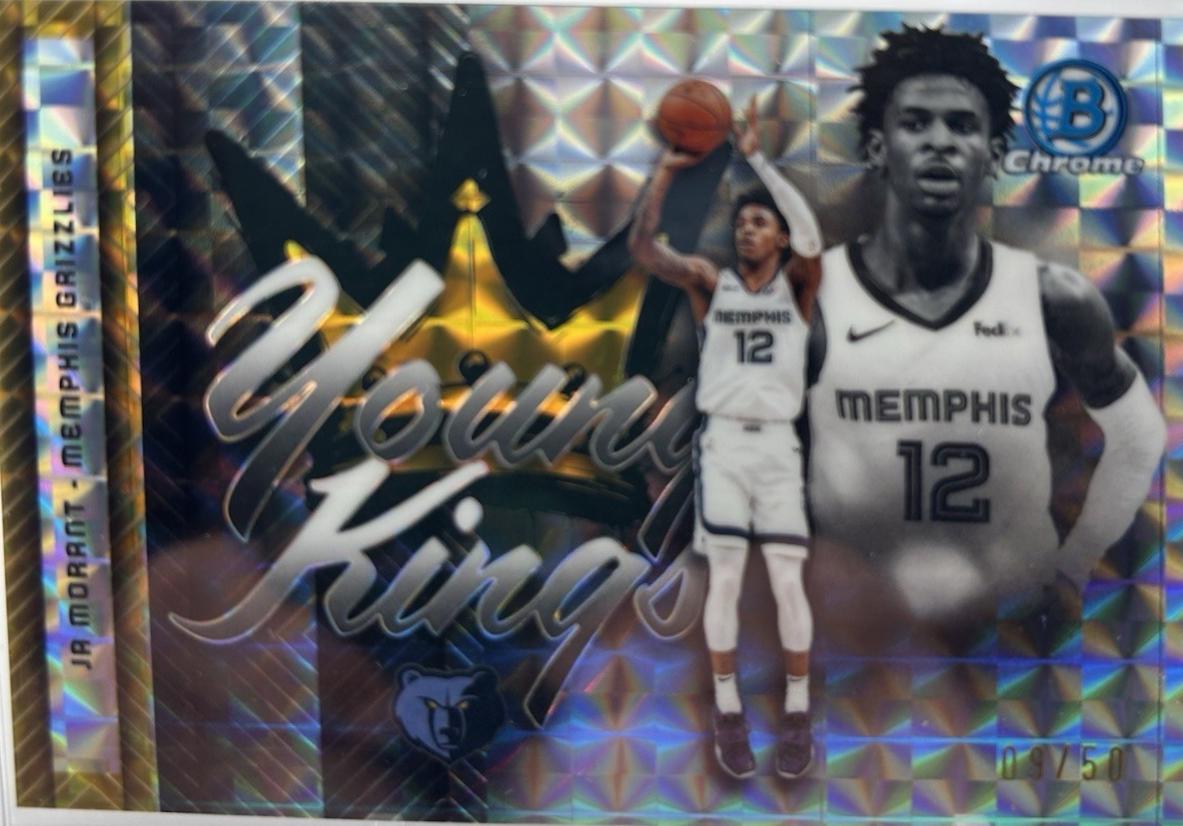 2025 Bowman Young Kings Ja Morant [Gold Geometric] #YK-7 card