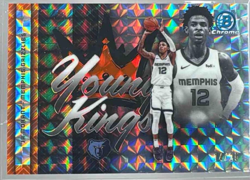2025 Bowman Young Kings Ja Morant [Orange Geometric] #YK-7 card