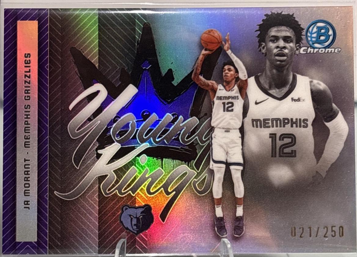 2025 Bowman Young Kings Ja Morant [Purple Refractor] #YK-7 card