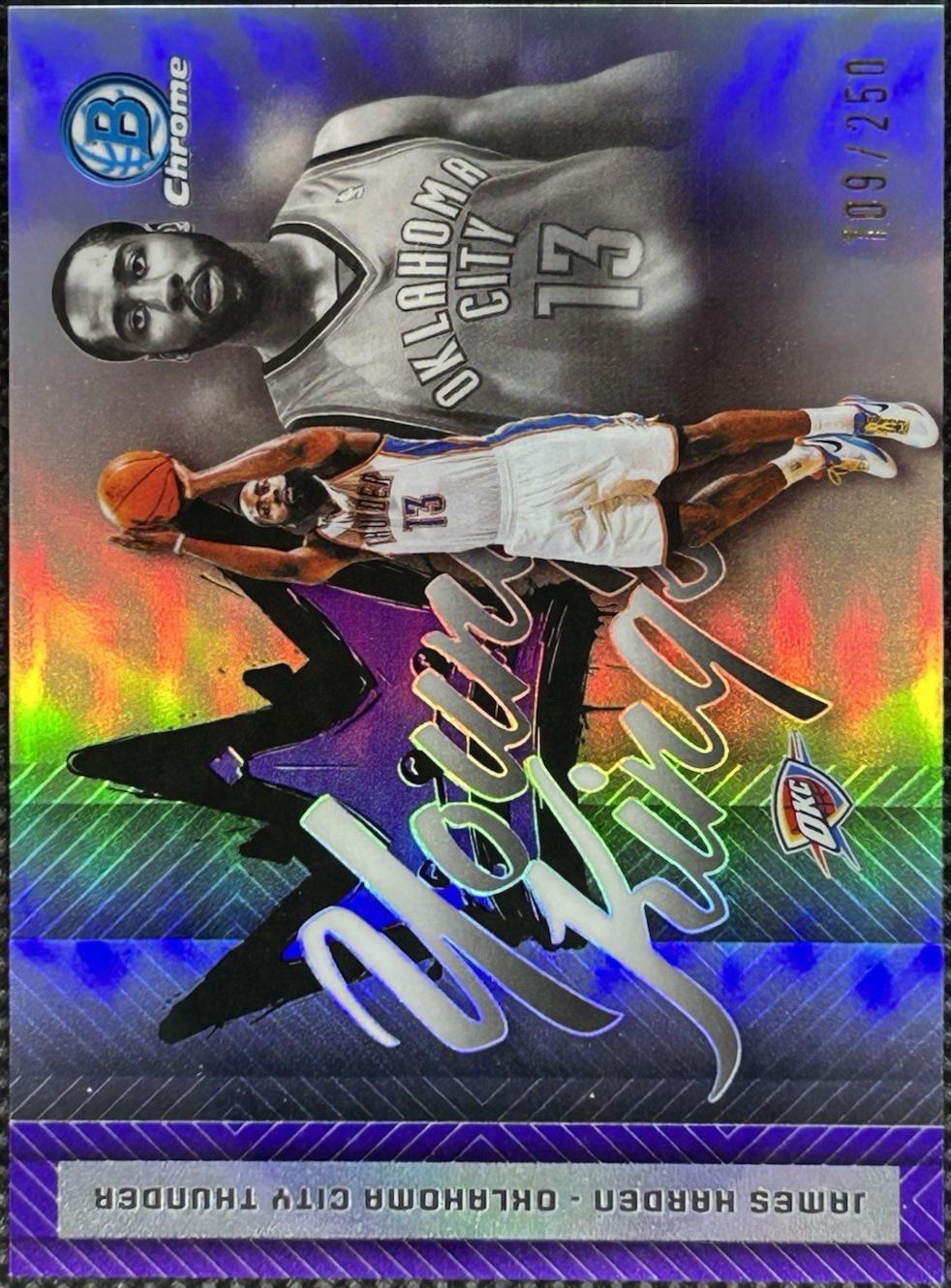 2025 Bowman Young Kings James Harden [Purple Refractor] #YK-9 card