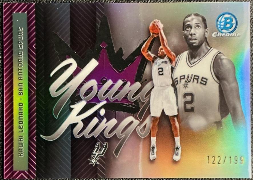 2025 Bowman Young Kings Kawhi Leonard [Fuchsia Refractor] #YK-10 card