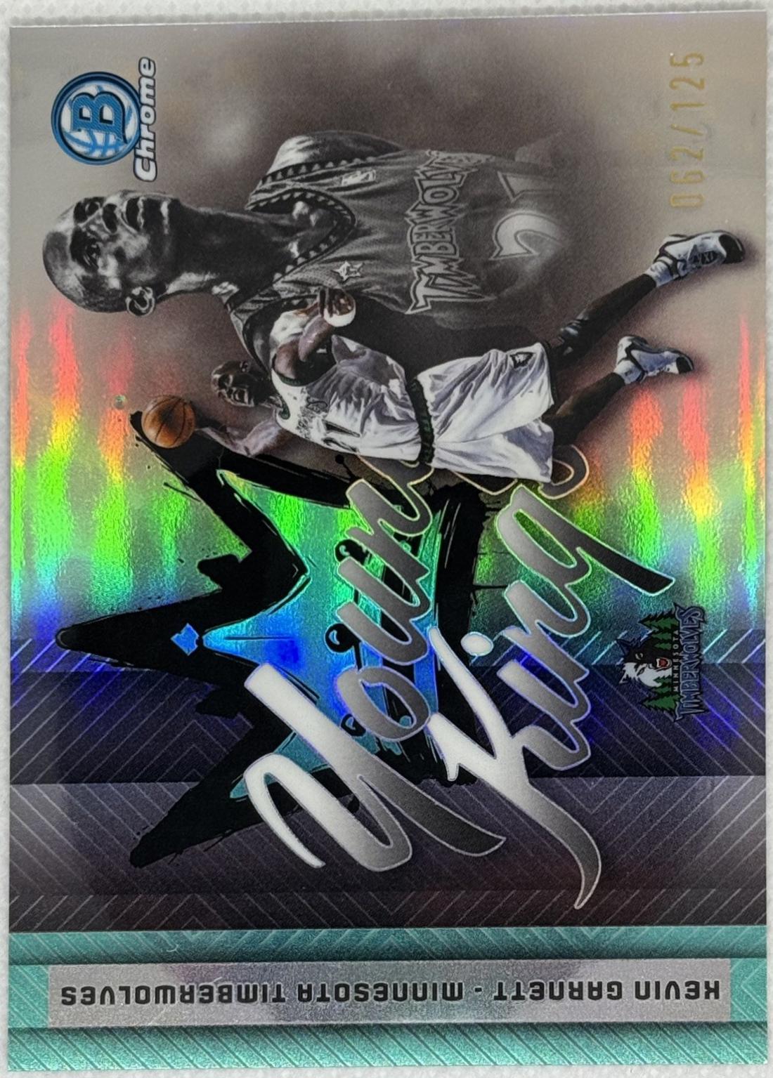 2025 Bowman Young Kings Kevin Garnett [Aqua Refractor] #YK-21 card