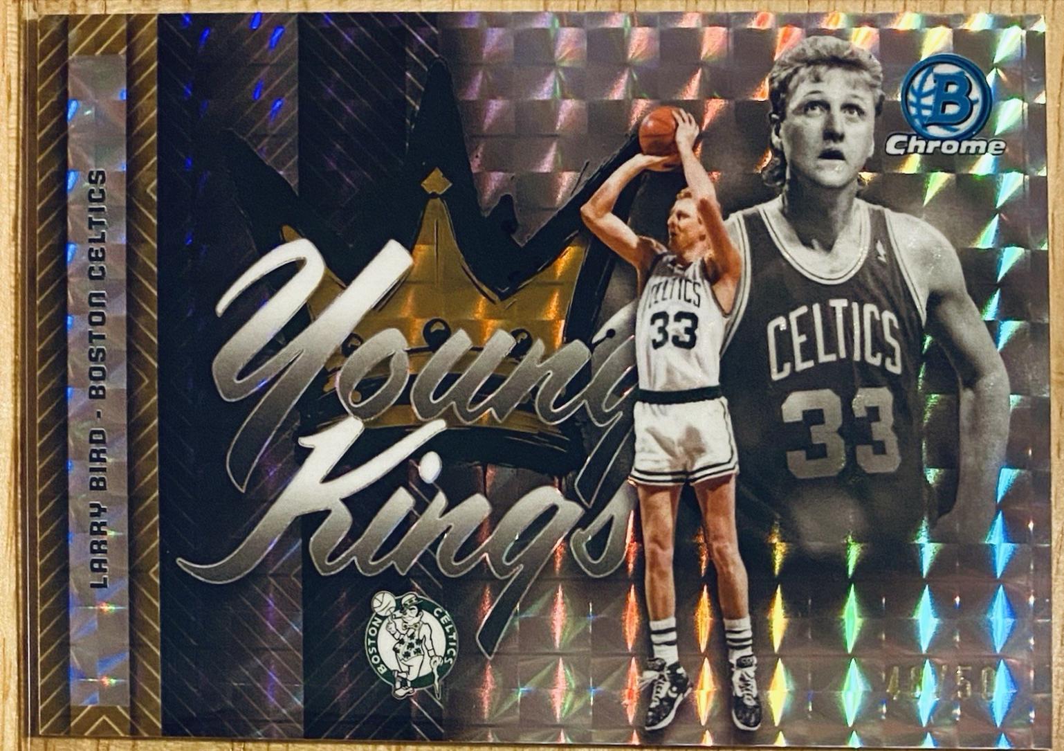 2025 Bowman Young Kings Larry Bird [Gold Geometric] #YK-17 card