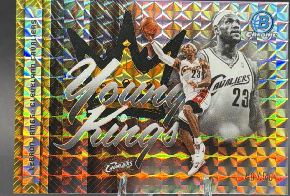 2025 Bowman Young Kings LeBron James [Gold Refractor] #YK-5 card