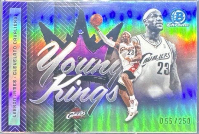 2025 Bowman Young Kings LeBron James [Purple Refractor] #YK-5 card