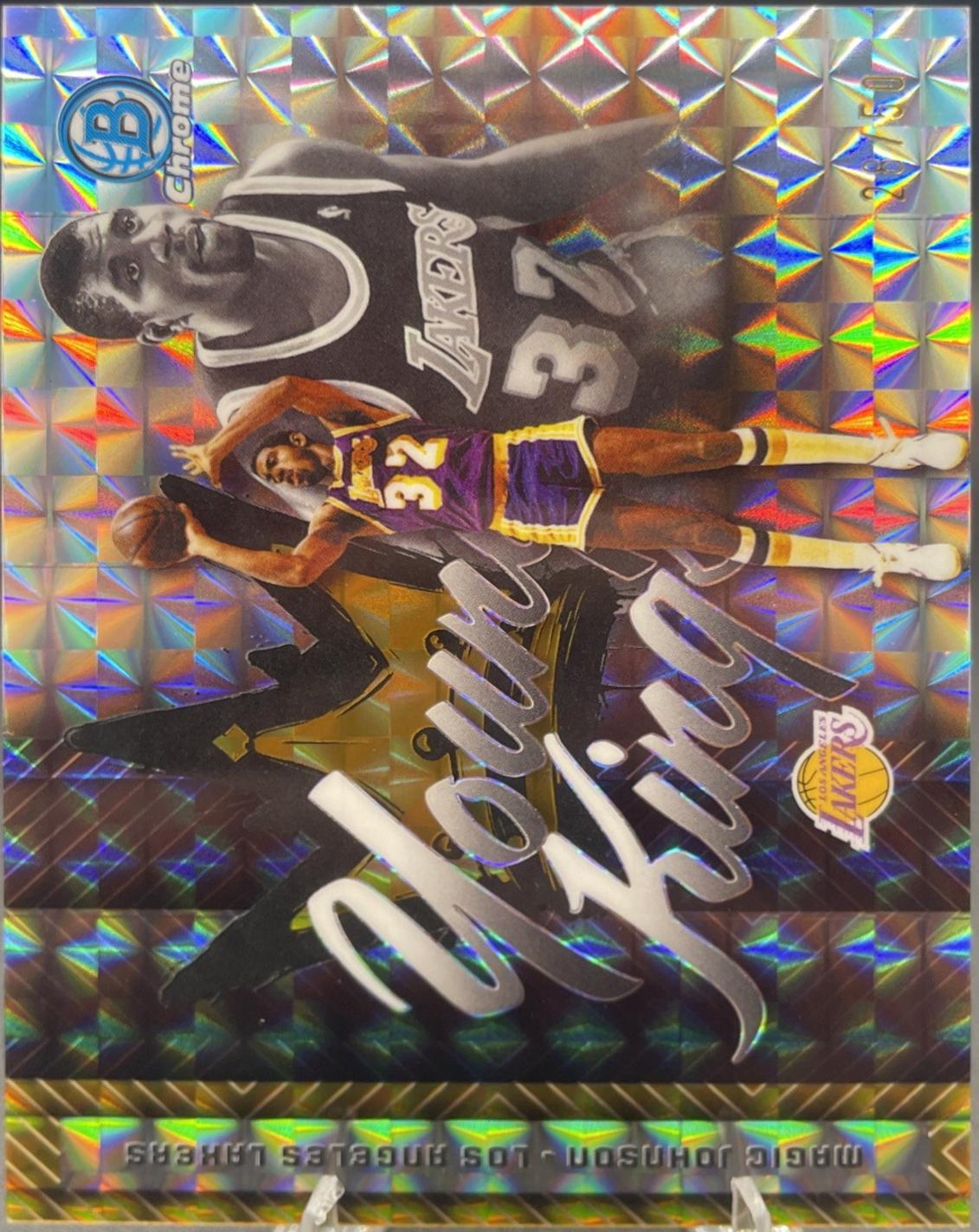 2025 Bowman Young Kings Magic Johnson [Gold Refractor] #YK-18 card