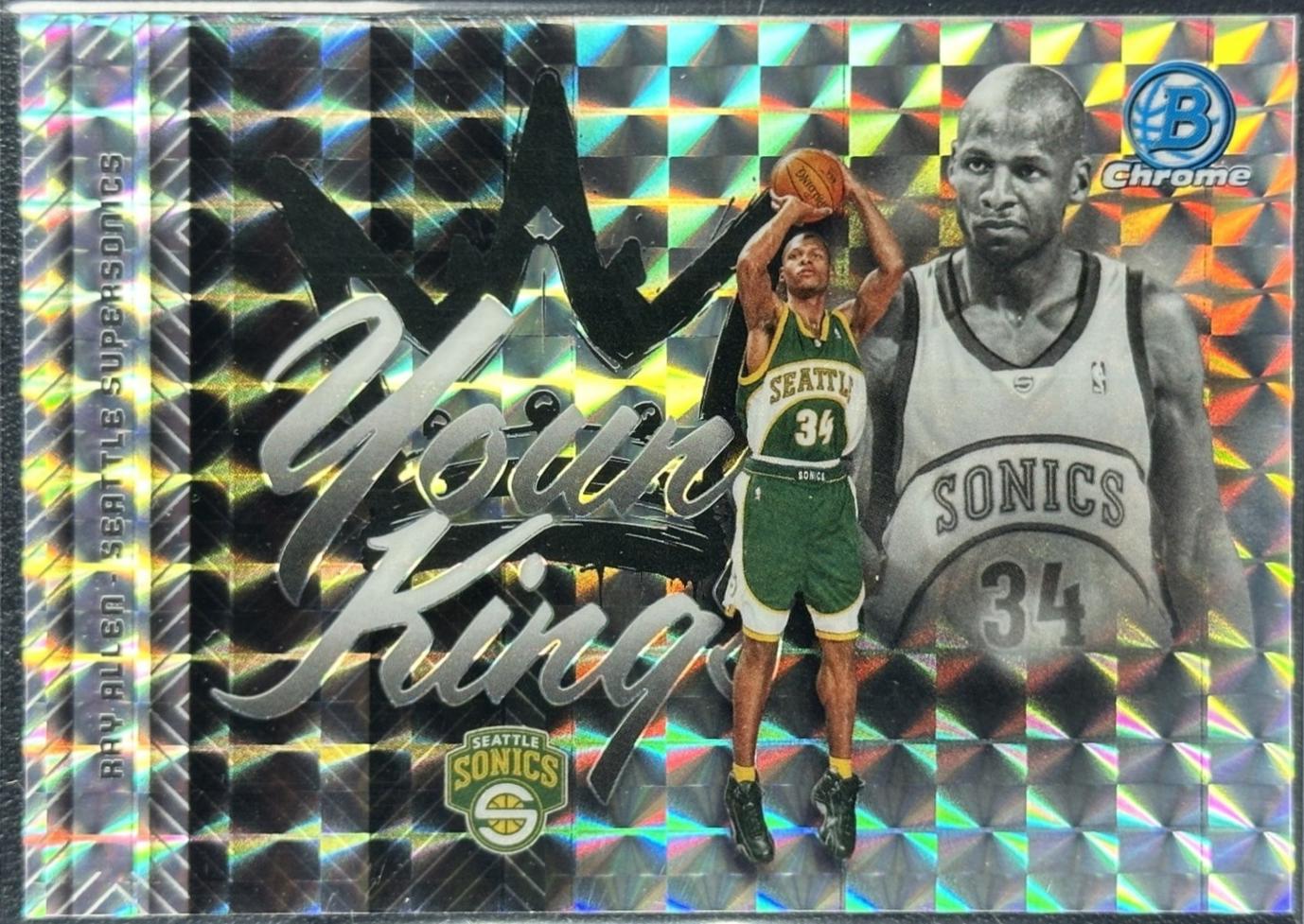 2025 Bowman Young Kings Ray Allen [Geometric Refractor] #YK-25 card