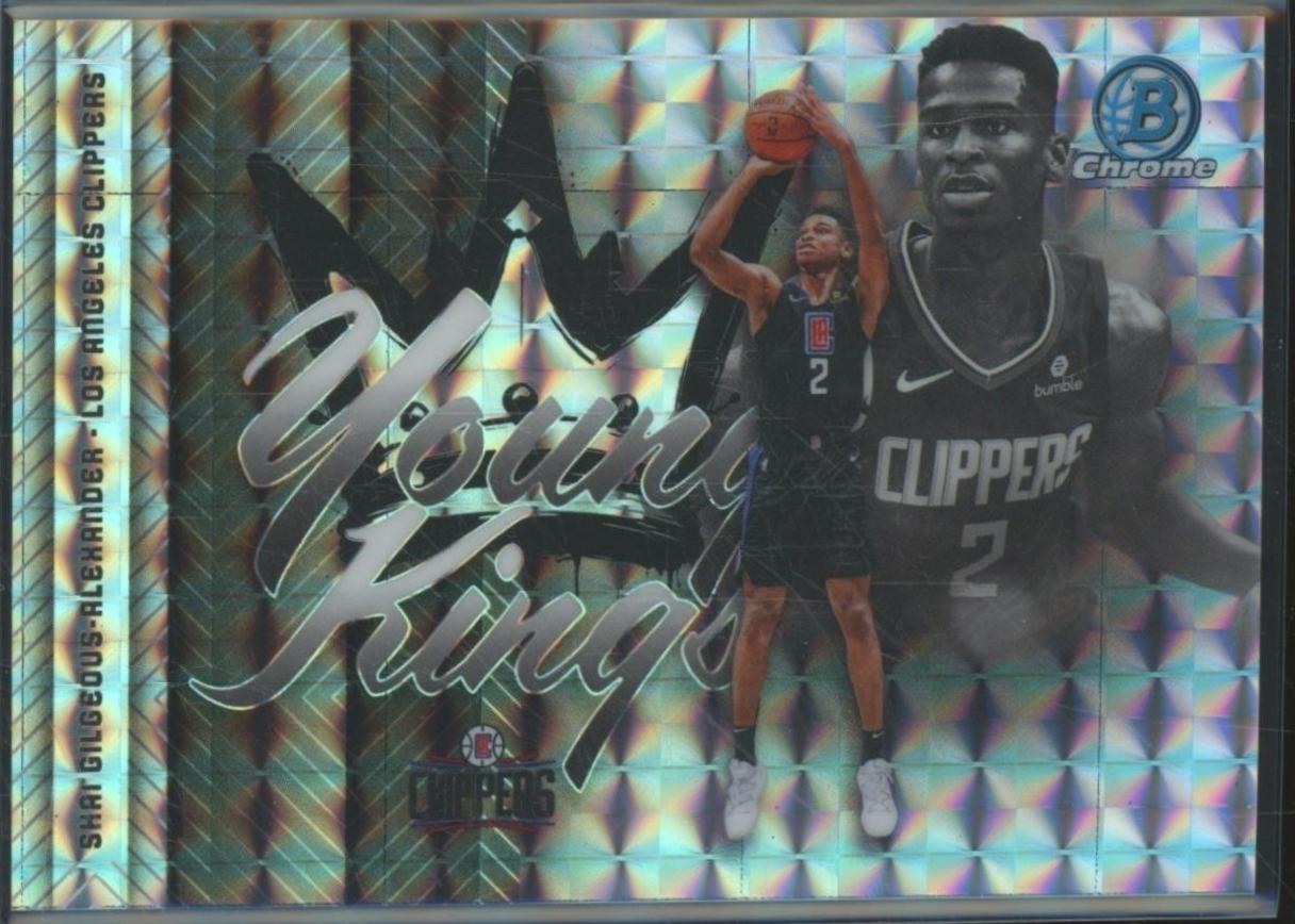 2025 Bowman Young Kings Shai Gilgeous-Alexander [Orange Geometric] #YK-1 card