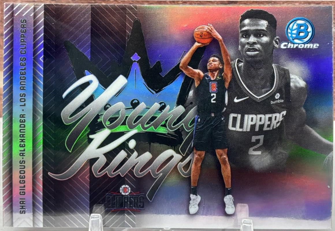 2025 Bowman Young Kings Shai Gilgeous-Alexander [Refractor] #YK-1 card