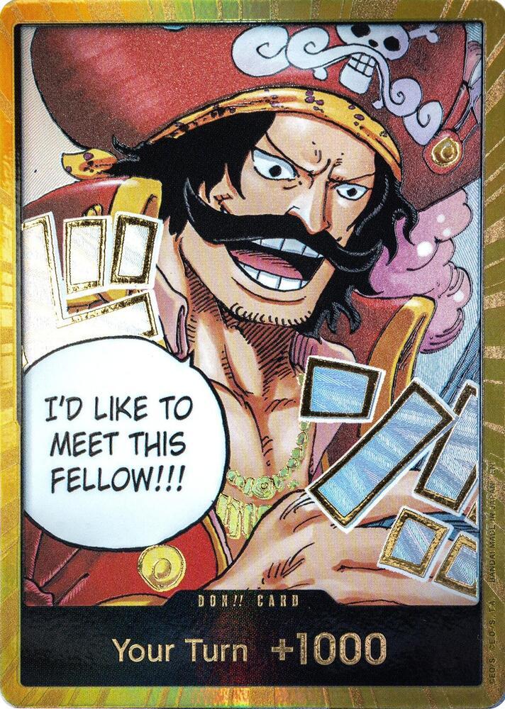 2025 Carrying on His Will DON!! Card [Gold Alternate Art] card
