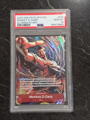2025 Carrying on His Will Monkey.D.Garp [Alternate Art] #OP13-016 card