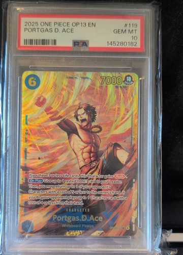 2025 Carrying on His Will Portgas.D.Ace #OP13-119 card