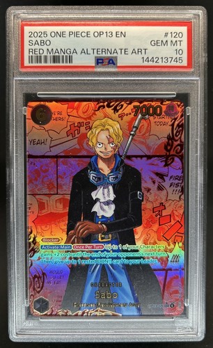 2025 Carrying on His Will Sabo [Red Manga] #OP13-120 card